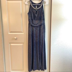 Enfocus Navy Blue Long Dress